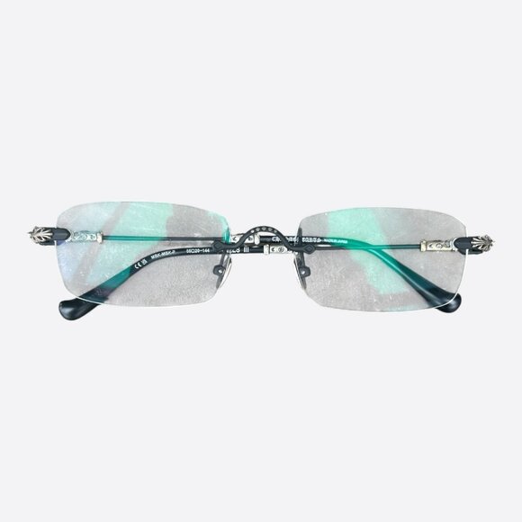 Chrome Hearts Silver Pills III Clear Glasses